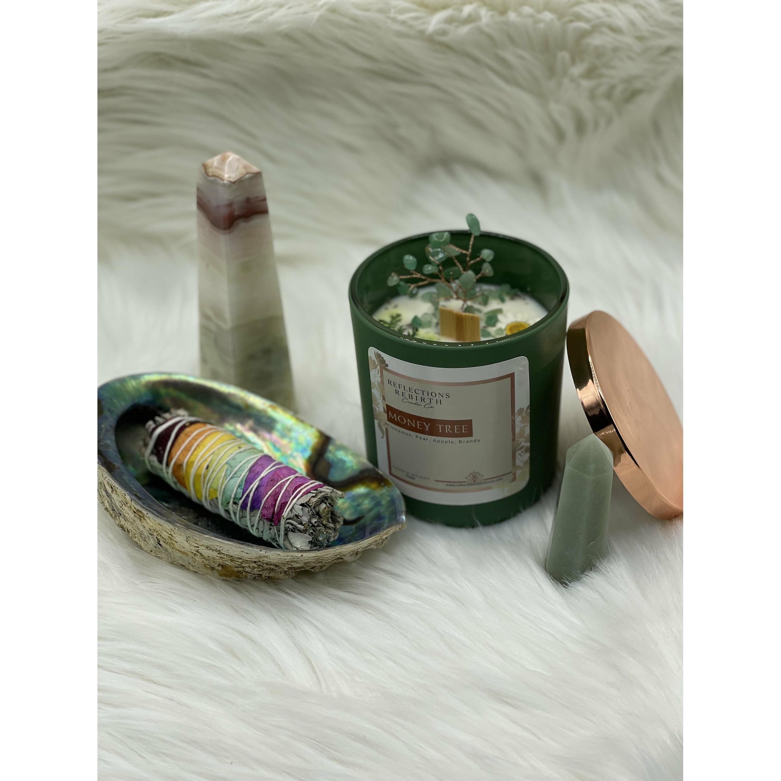 christmas tree candle with money inside Money Tree– Reflections Rebirth & Co