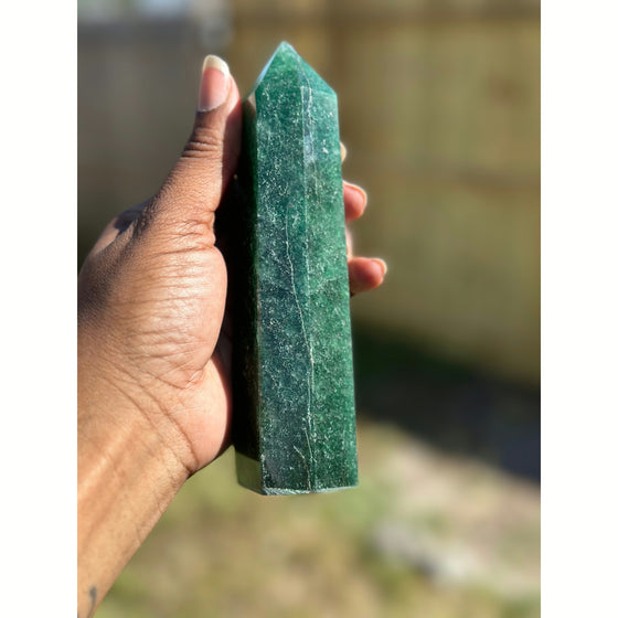 Aventurine Tower - Reflections Rebirth Candle Co