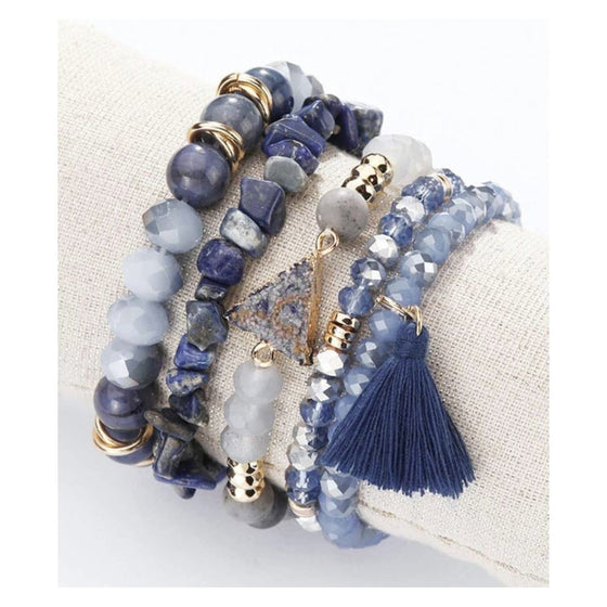 5pcs Tassel Charm Bracelet.