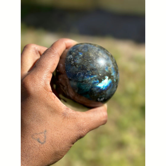 Labradorite Sphere - Reflections Rebirth Candle Co